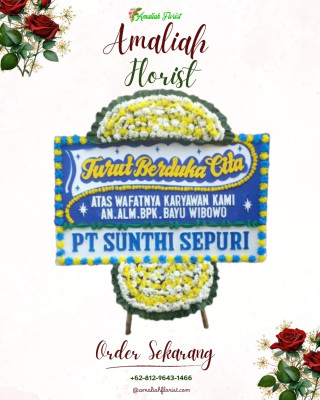 Papan Bunga Duka di Pasar Usang